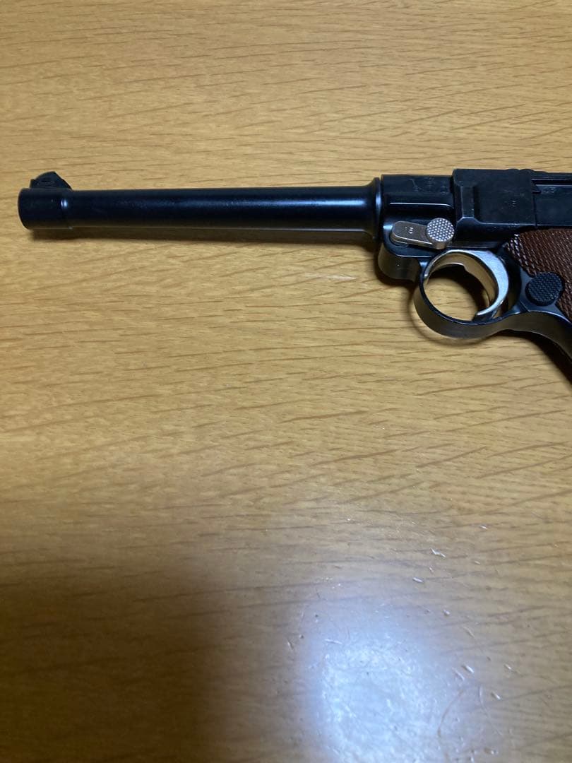 タナカワークス製ルガー P08ブローバック　ルガーP08用の木製ストックセット