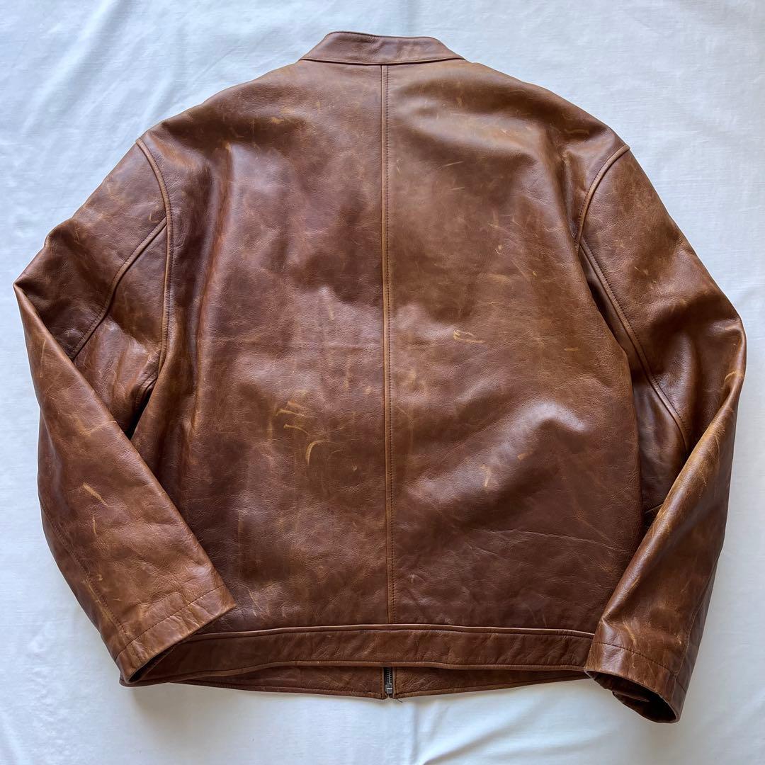 GAP ギャップ　レザージャケット シングルライダース　XL 00s