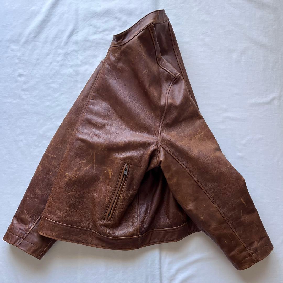 GAP ギャップ　レザージャケット シングルライダース　XL 00s