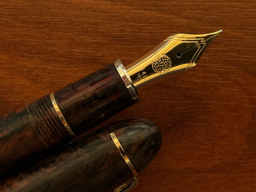 中屋万年筆 限定生産品 中字 14K 585