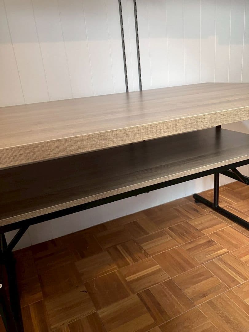 木目調シンプルデザインデスク幅120cm