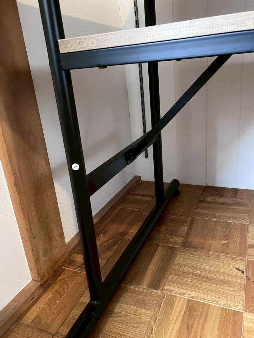 木目調シンプルデザインデスク幅120cm