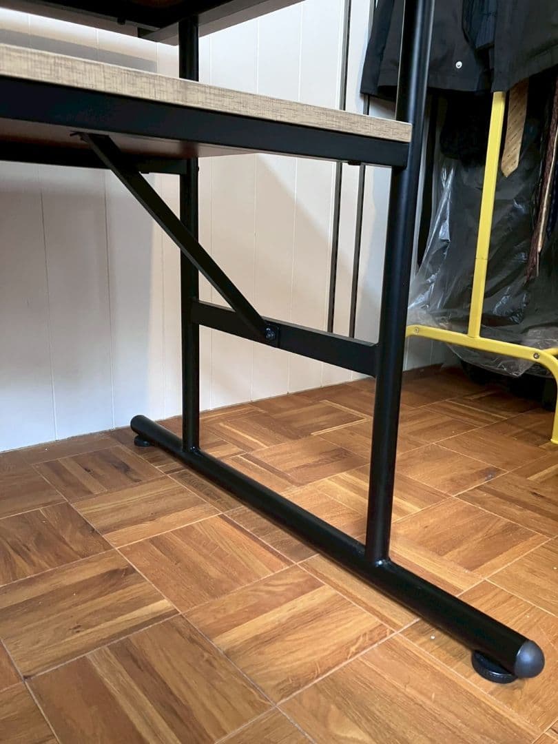 木目調シンプルデザインデスク幅120cm