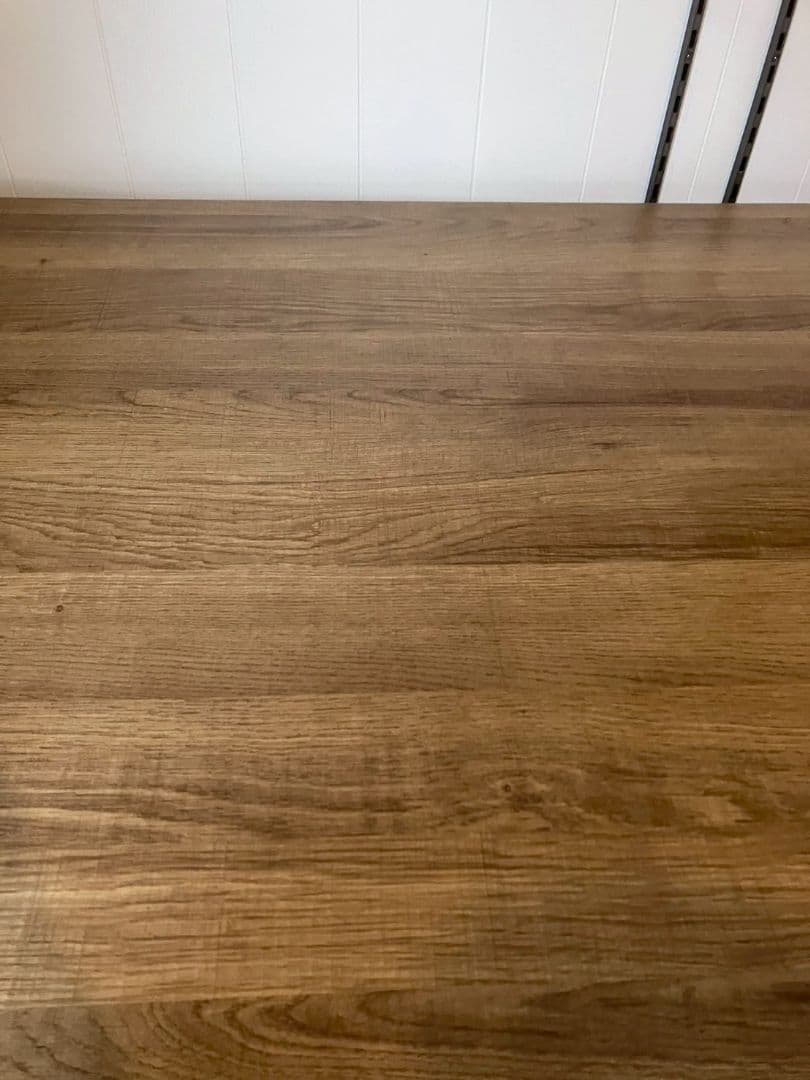 木目調シンプルデザインデスク幅120cm