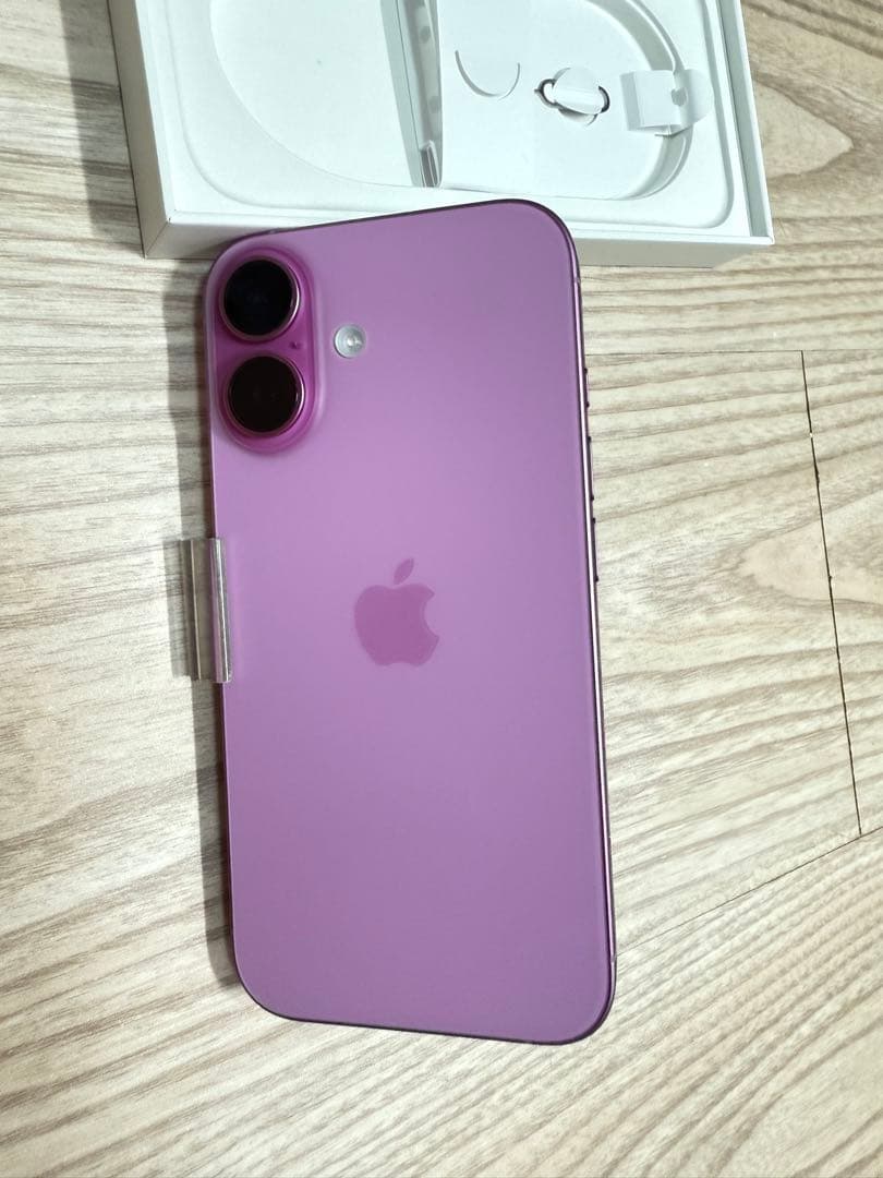 nikoiphone16 ピンクsimフリーバッテリー100%美品