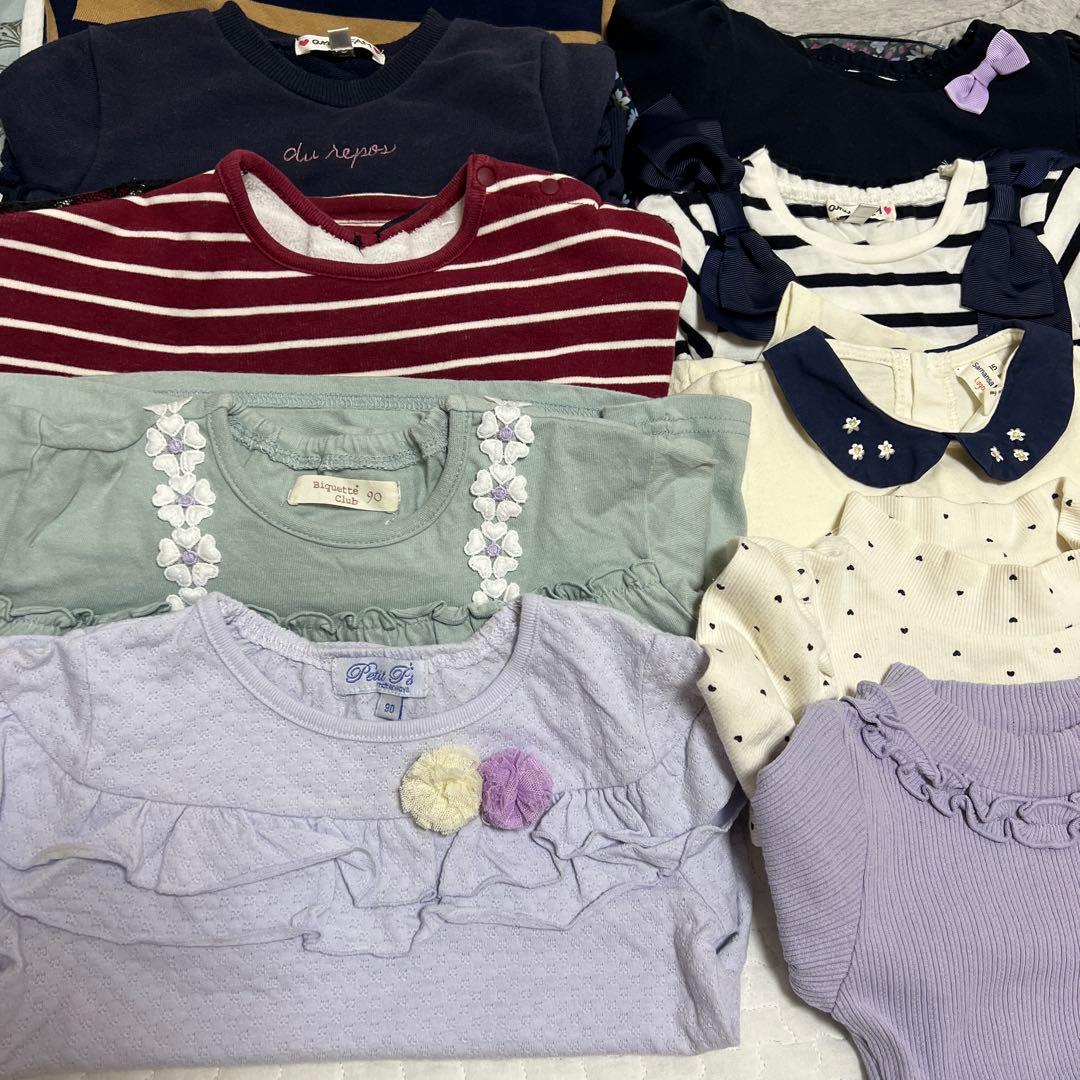 女の子　子供服　90〜95サイズ　秋冬　まとめ売り　50点　おまけ付き