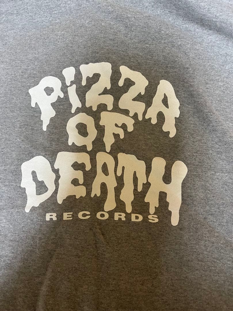 PIZZA OF DEATH グレー パーカー Lサイズ　美品！