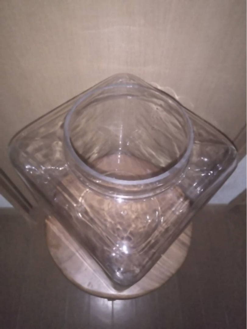 大型透明ガラス瓶（アンティーク）