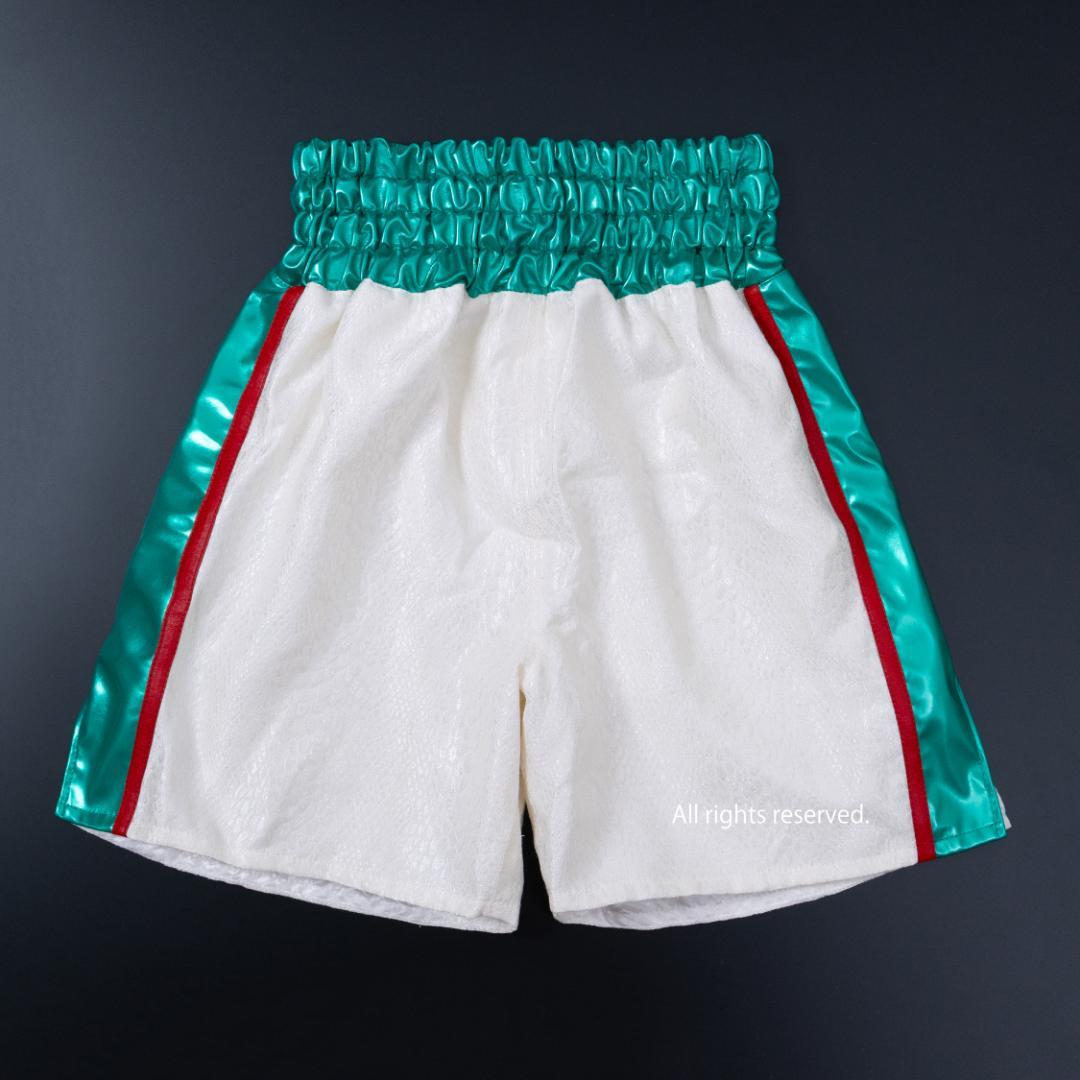 試合用に！SSサイズ（ジュニア又はレディース）スネーク柄のボクシングトランクス