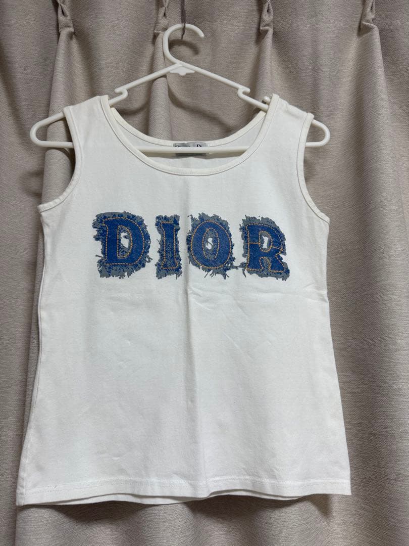 Christian Dior ホワイトタンクトップ