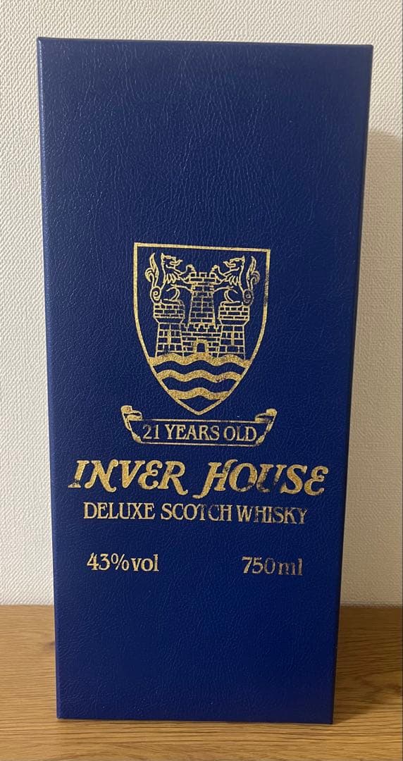 インバーハウスデラックス21年 スコッチウイスキー 750ml 替栓・外箱付