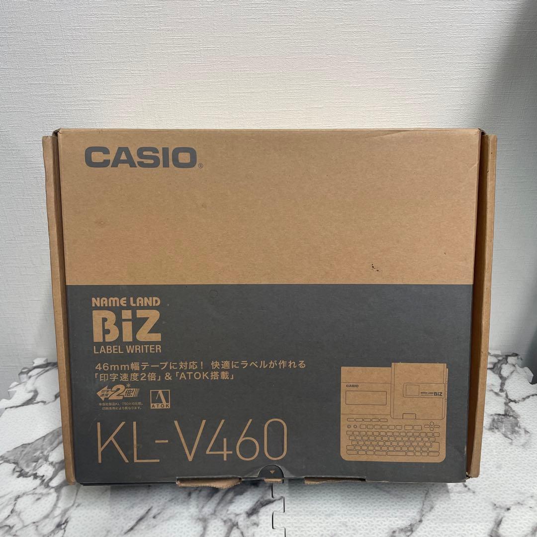 カシオ　ネームランド ラベルライター　Biz KL-V460 箱　説明書あり