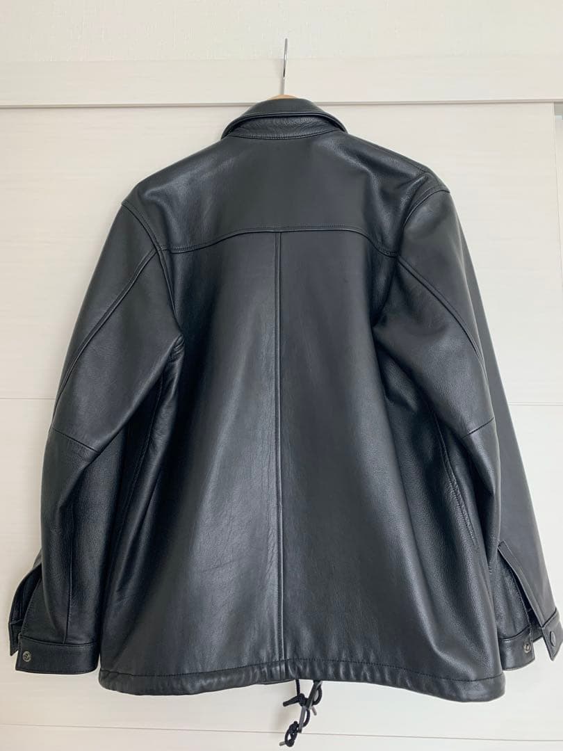 Schott SHEEP COACH JACKET シープ コーチジャケット　黒