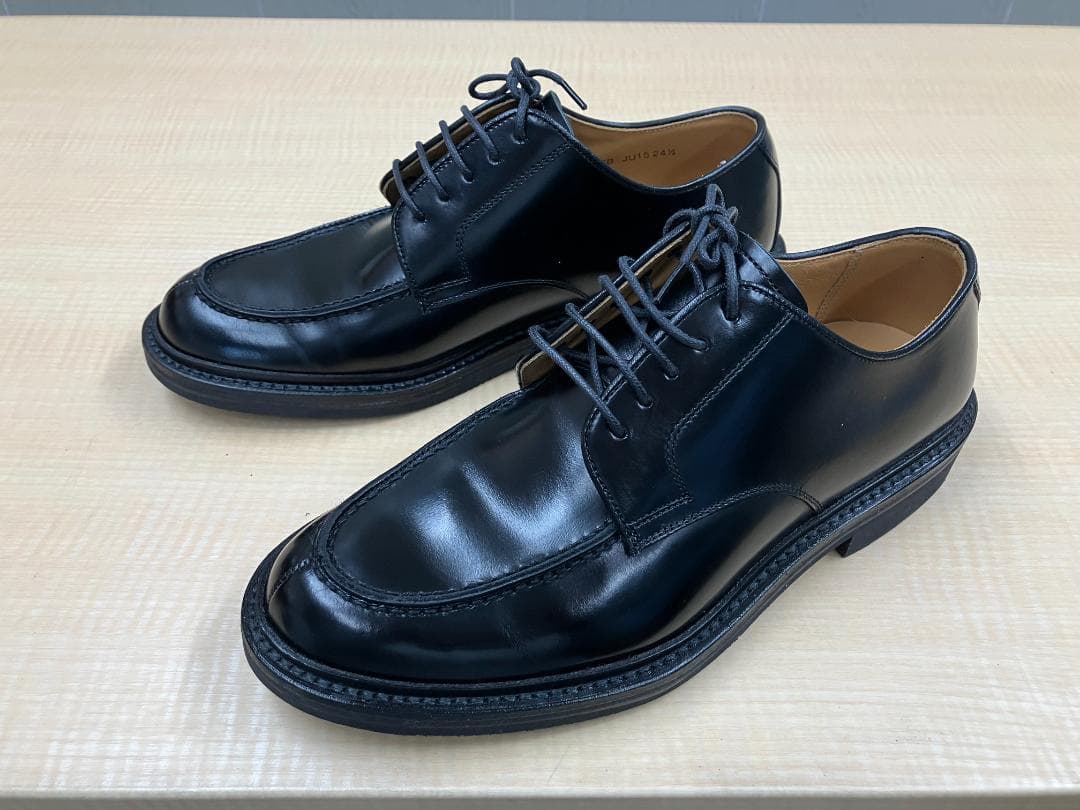 ブラックレザードレスシューズ