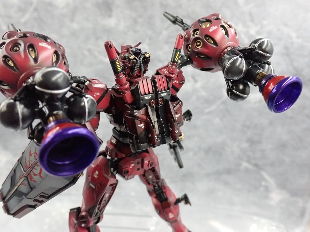 HG ジークアクス 赤いガンダム 全塗装 ガンプラ 塗装済 完成品