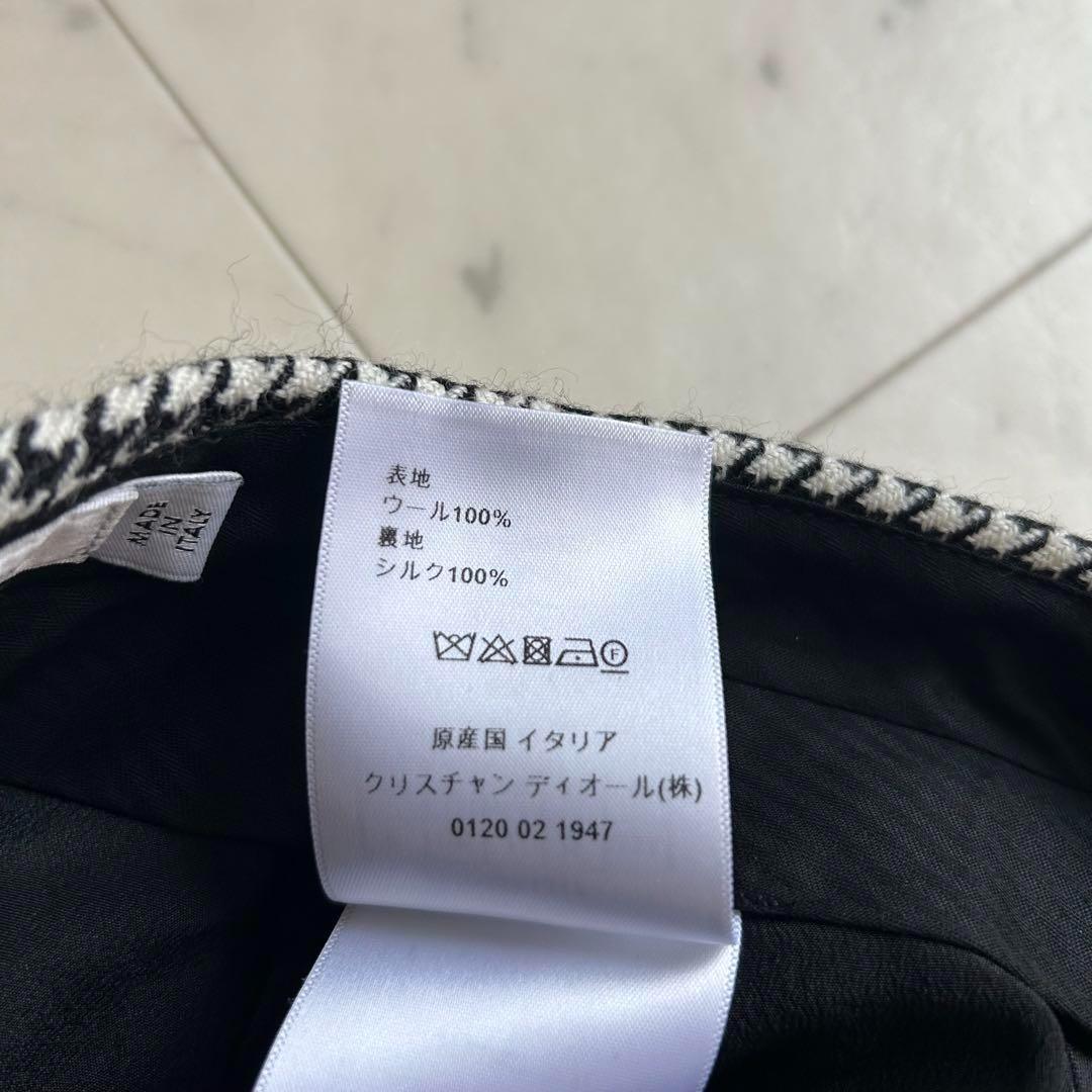 定価30万 Christian Dior 現行 千鳥 CDボタン スコート 36