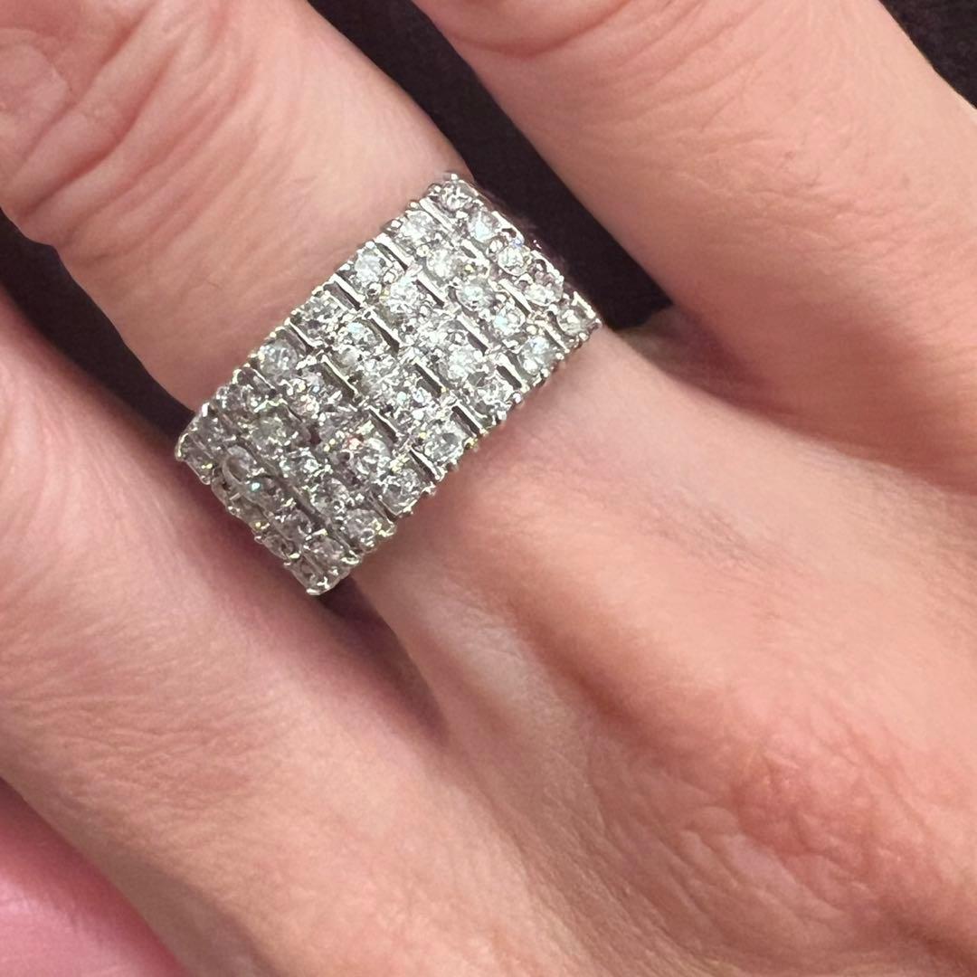 ⭕️最終価格⭕️pt900 ダイヤモンドリング 9.5号