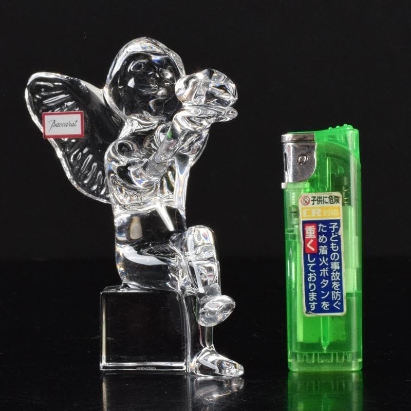 Baccarat　バカラ　クリスタルガラス　天使　置物　箱付　V　7135