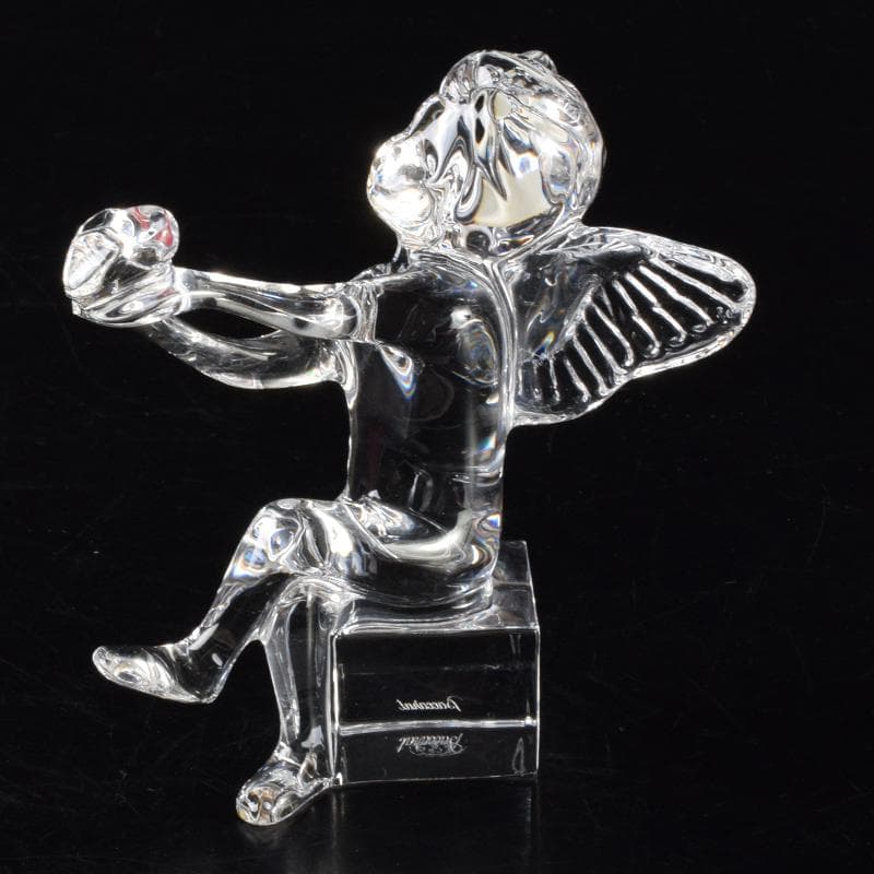 Baccarat　バカラ　クリスタルガラス　天使　置物　箱付　V　7135