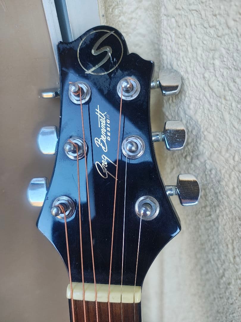 美品 Greg Bennett D-2/BK ハミングバードモデル エレアコ