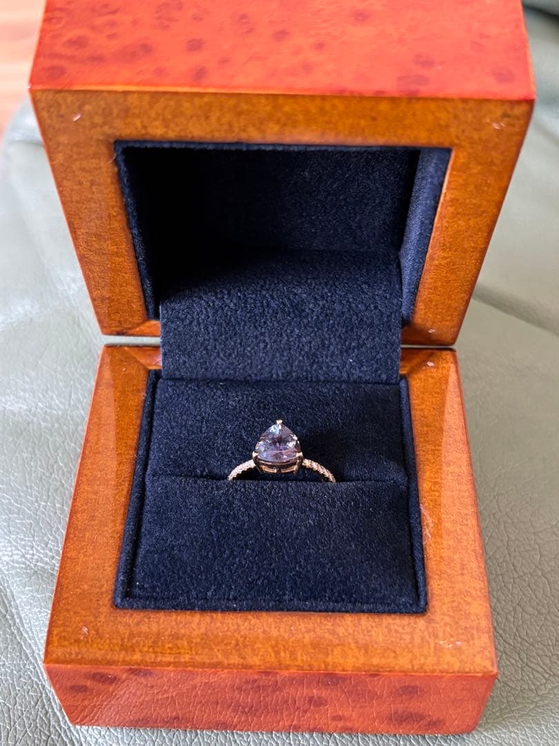 quarant’otto リング K18 ファンシーカラータンザナイト　ダイヤ