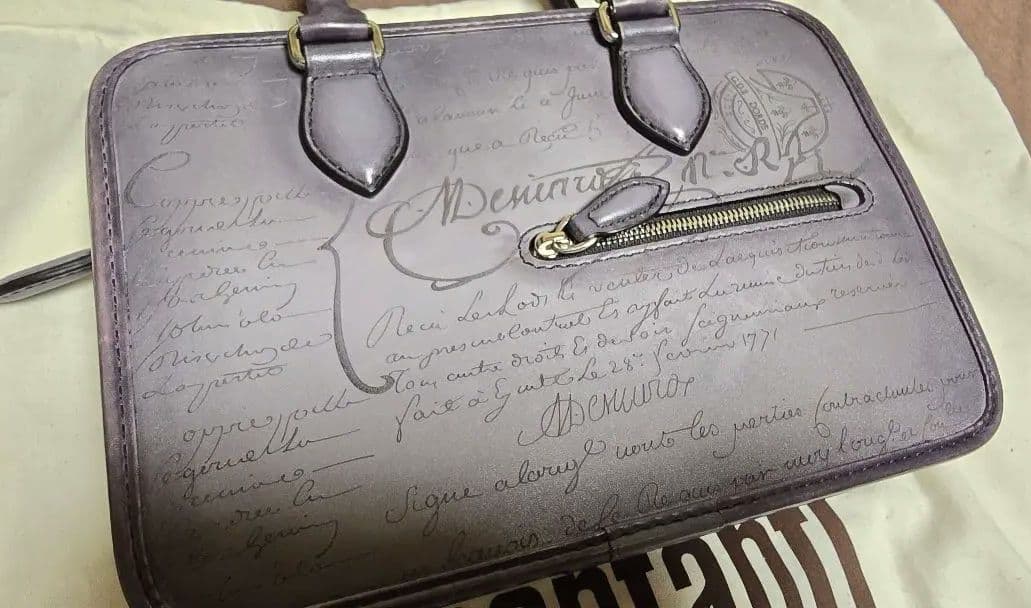 bonfanti イタリア製 レザーバッグ