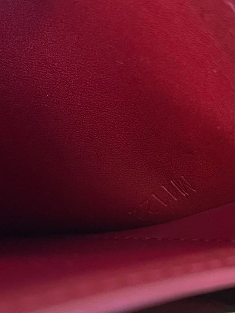 Louis Vuitton 二つ折り財布 レッド