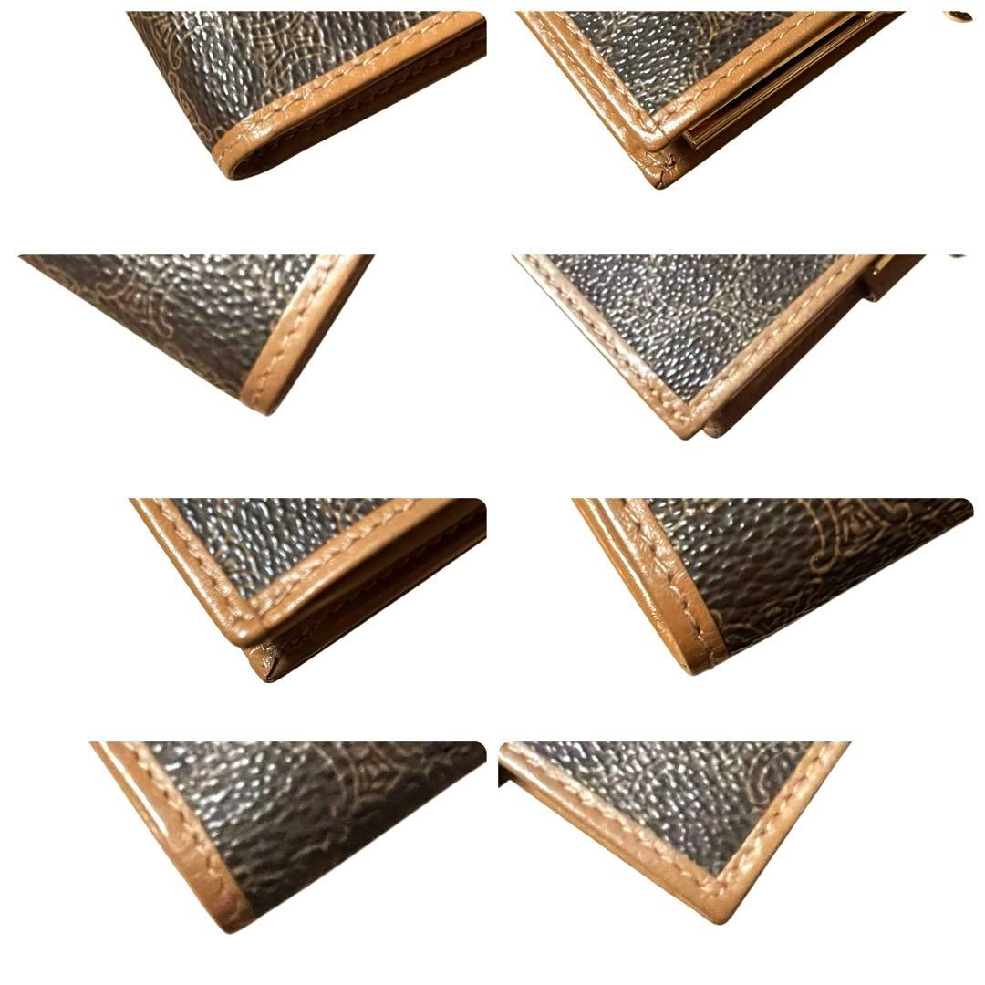 極美品✨未使用級セリーヌ マカダム トリオンフ 二つ折り財布 がま口 レディース