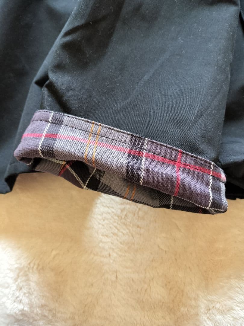 新品 Barbour バブアー 別注 ビデイル OS スリーブ 42 ブラック