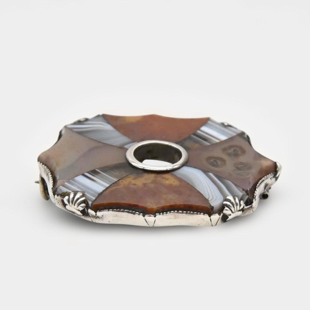 スコティッシュブローチ　平型　s0087