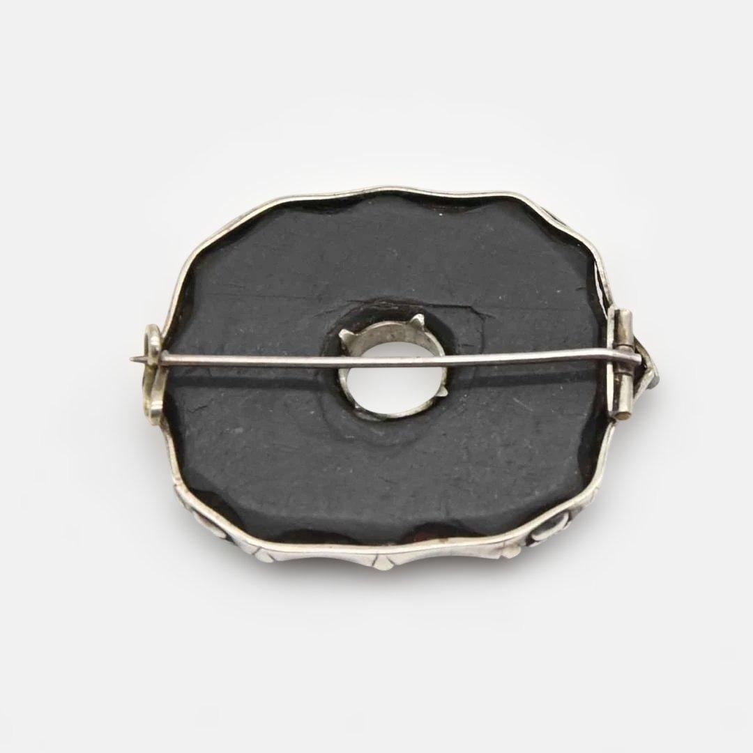 スコティッシュブローチ　平型　s0087