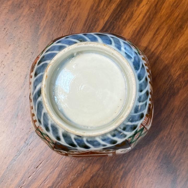 古伊万里　有田金彩上絵彩色小鉢