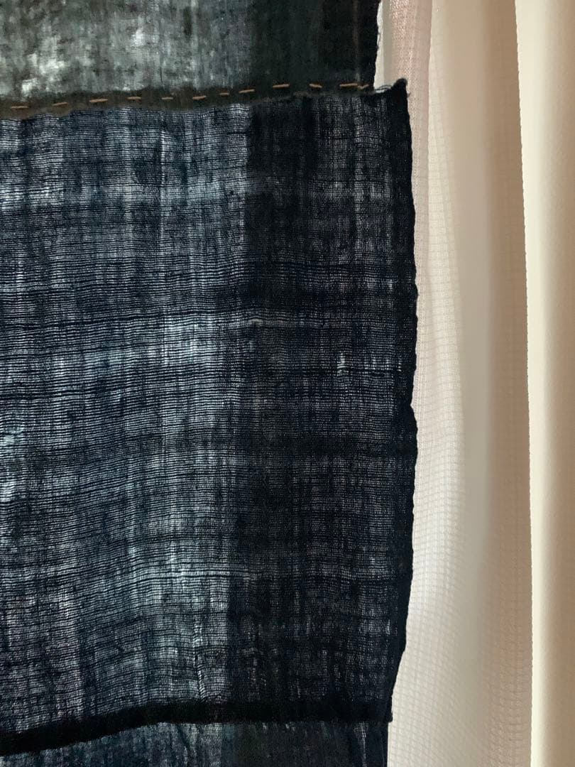 古道具インディゴパッチワーク生地