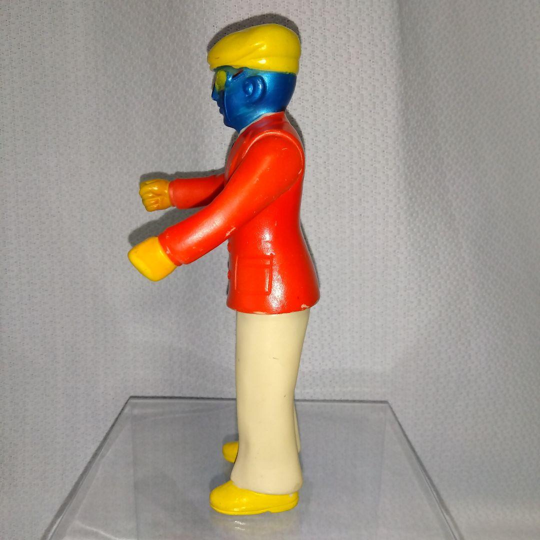 無版権　ロボット刑事　ミドルサイズ　ソフビ　当時物