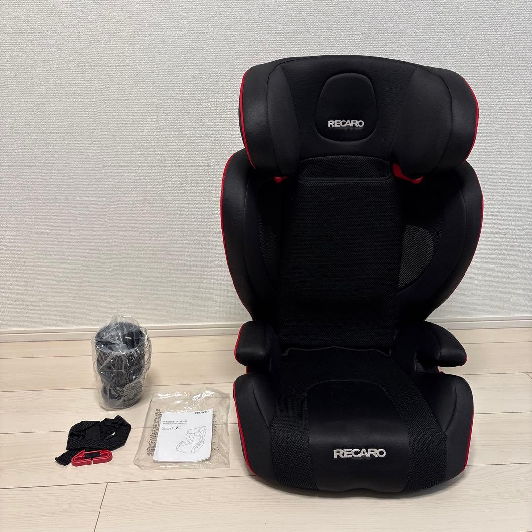 RECARO レカロ ジュニアシート　ブラック×レッド