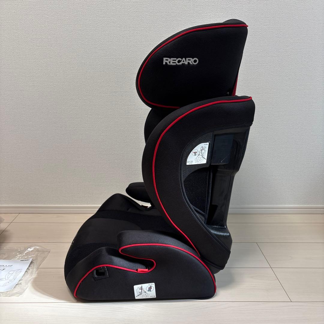 RECARO レカロ ジュニアシート　ブラック×レッド