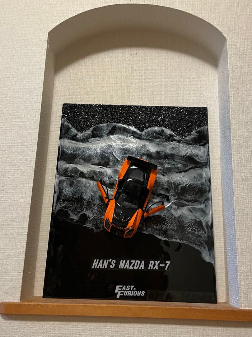☆ワイルドスピードミニカー　オリジナルアートパネル RX-7 ☆