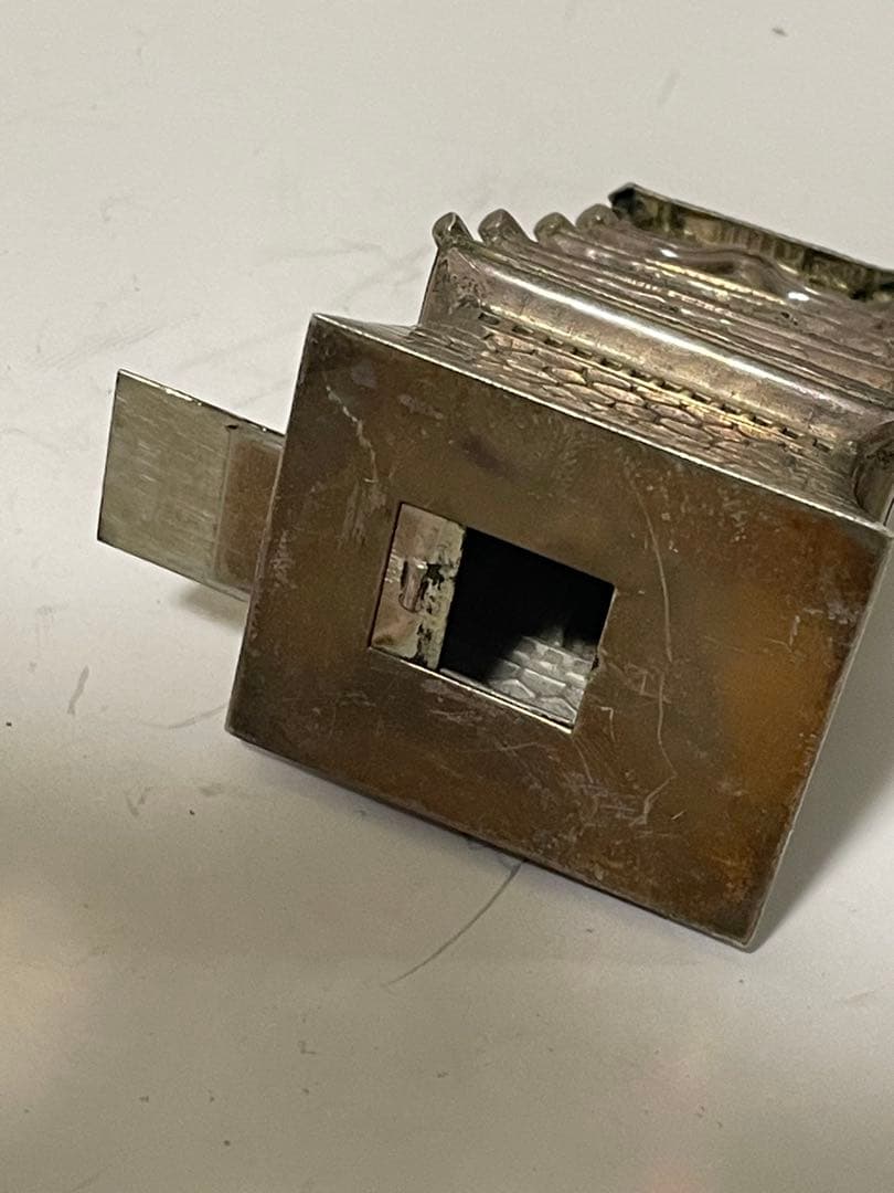 銀細工　シルバー950五重塔　約34g アンティーク