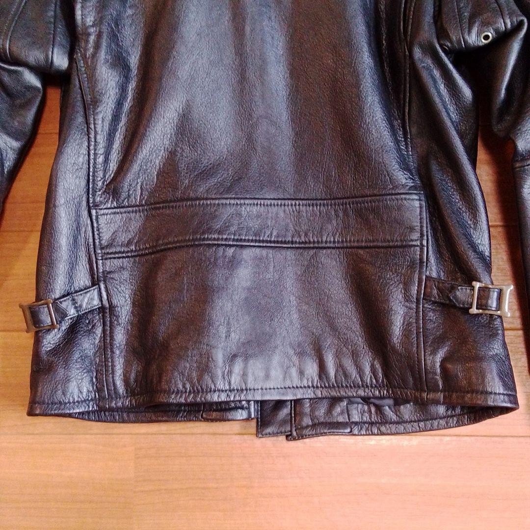 AVIREX シングルライダースジャケット6141052ブラック　　 （難あり）