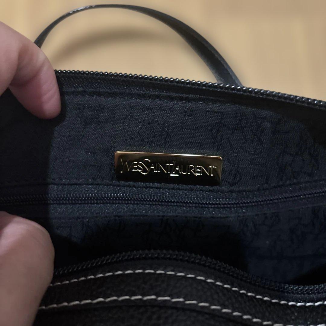 YSL ブラックハンドバッグ
