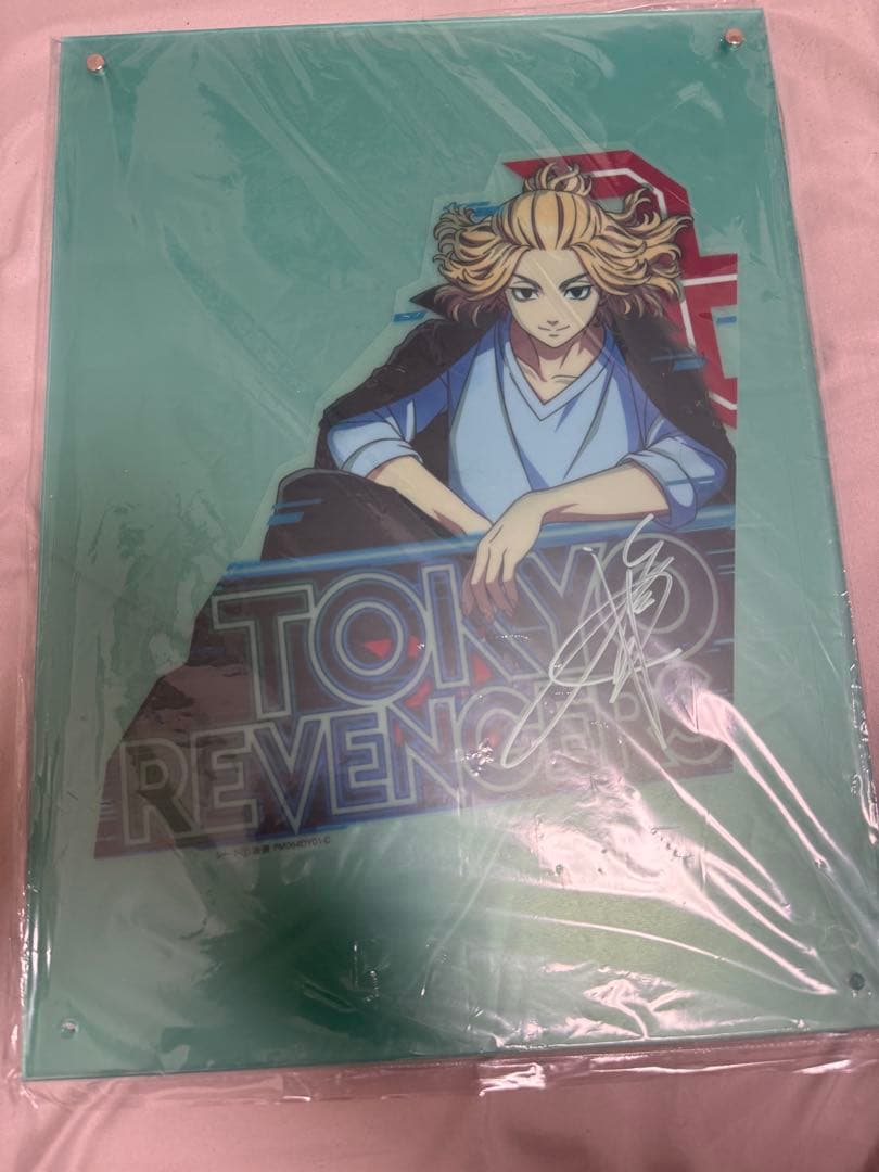 東京リベンジャーズ　声優5名分直筆サイン入り　実機パネル