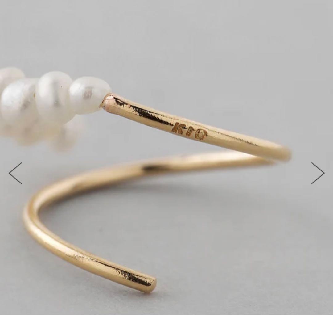 mimi33 パール　ゴールド　ピアス