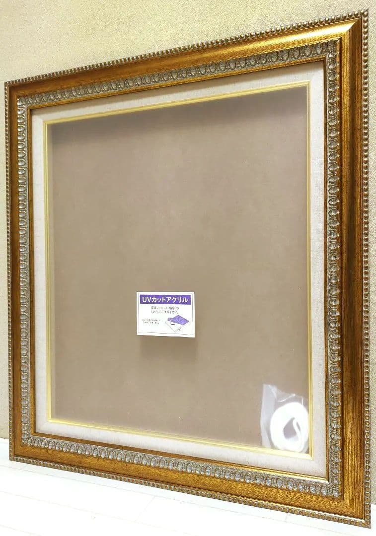 額縁　空額縁　F10号 【新品】【未使用】ゴールド　アンティーク調　油絵用
