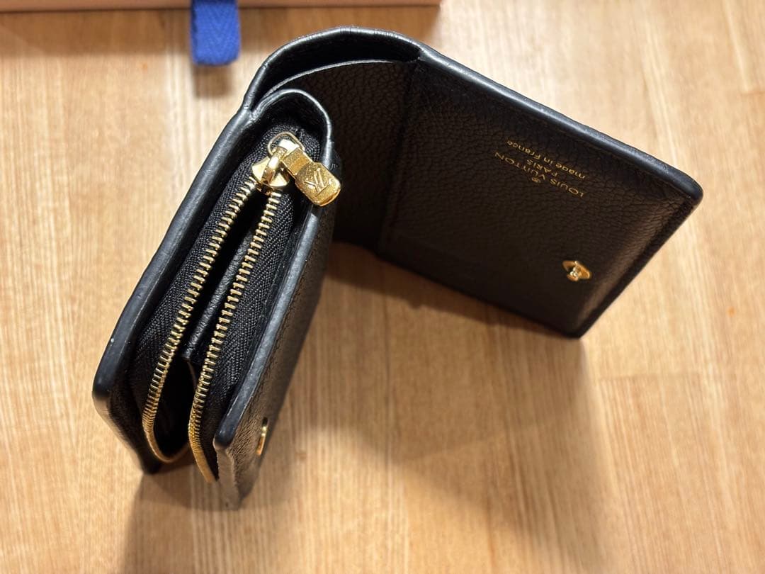 Louis Vuitton ミニ財布 M80151 ポルトフォイユ・クレア 黒