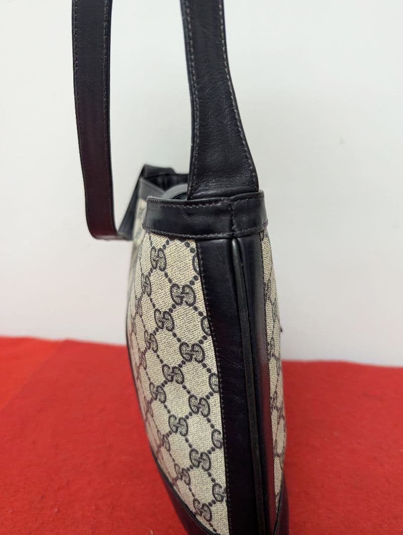 美品 極希少！gucci シェリーライン ショルダーバッグ マーモント ネイビー