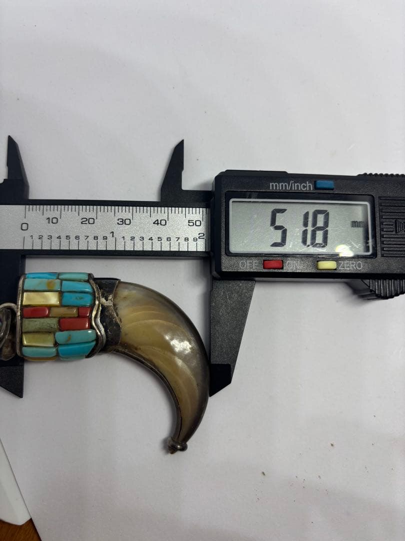 インディアンジュエリー Silver 925 熊爪 ターコイズ 系