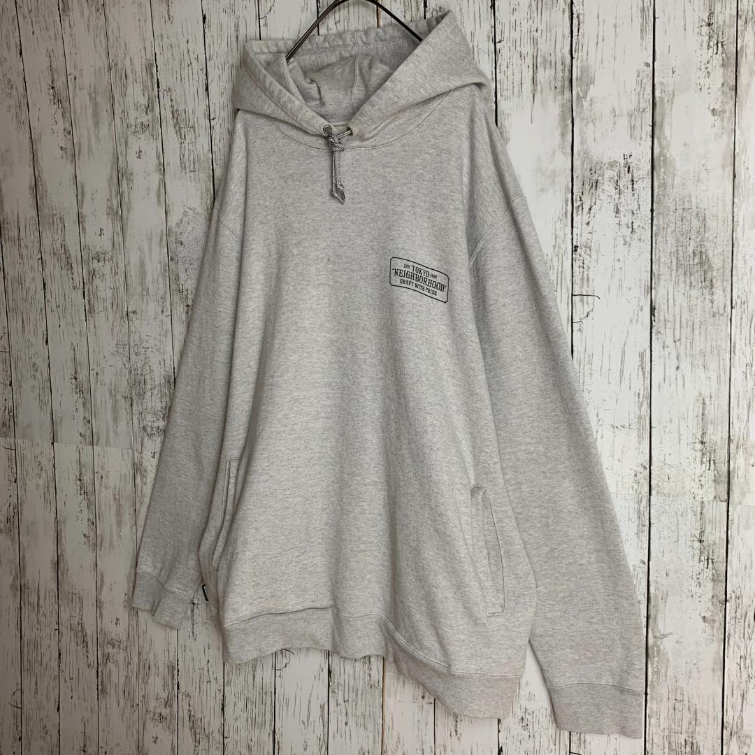 【ビッグシルエット】ネイバーフッド☆バックBOXロゴ入りパーカー/2593.