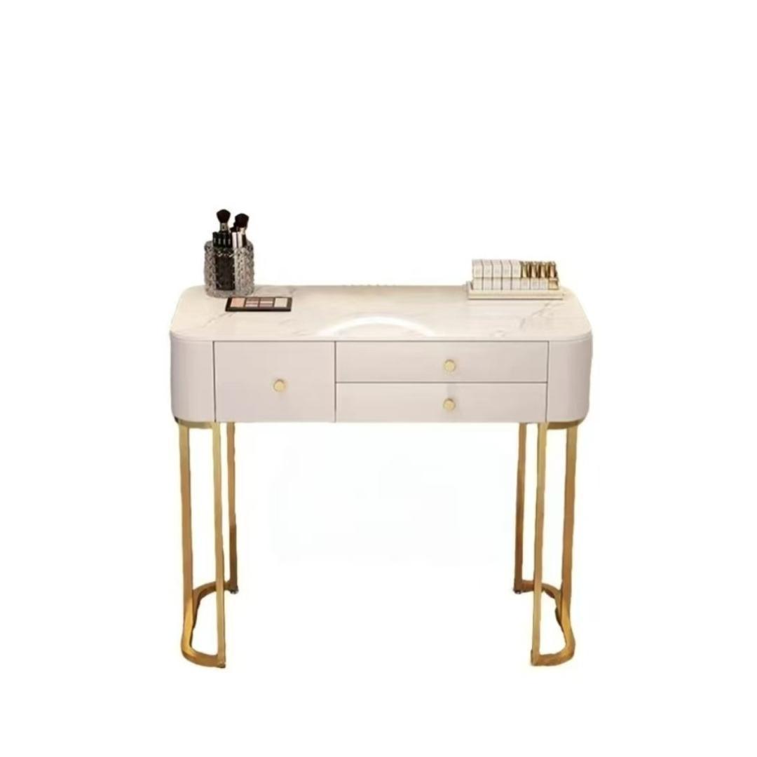 ホワイト ドレッサーデスクのみ訳あり品　写真をご確認 J204-80-23