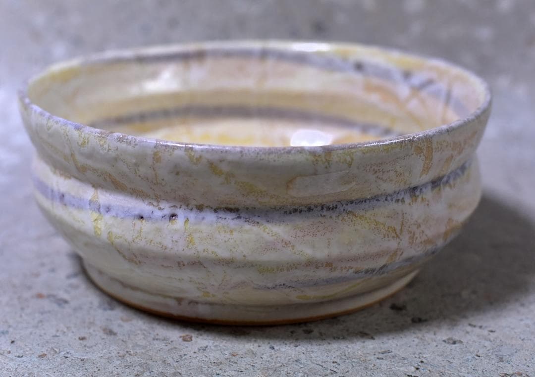 値下げ、藤平正文作京焼　丸平水指　お茶道具/共箱