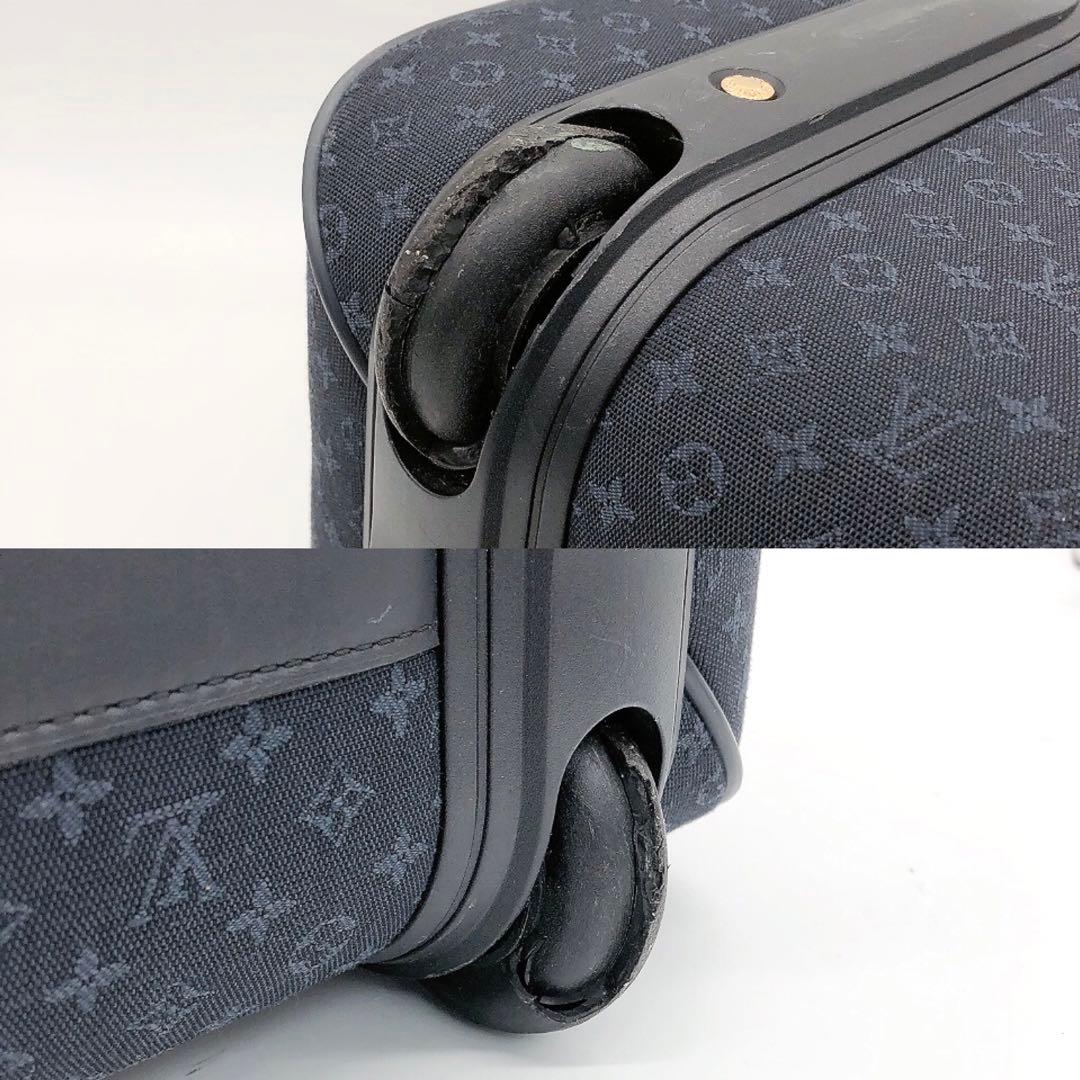 【LOUIS VUITTON】キャリーケース　モノグラムミニ　アネット　ネイビー